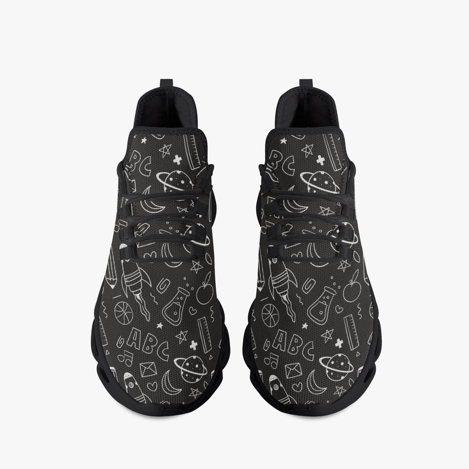 312. Bounce Mesh Knit Sneakers - Black